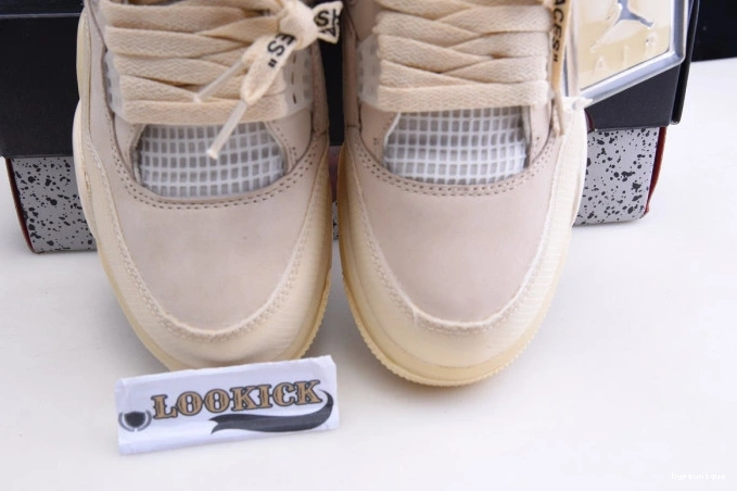 HYPE Sail Off-White Jordan 4 x CV9388-100 Air 0807